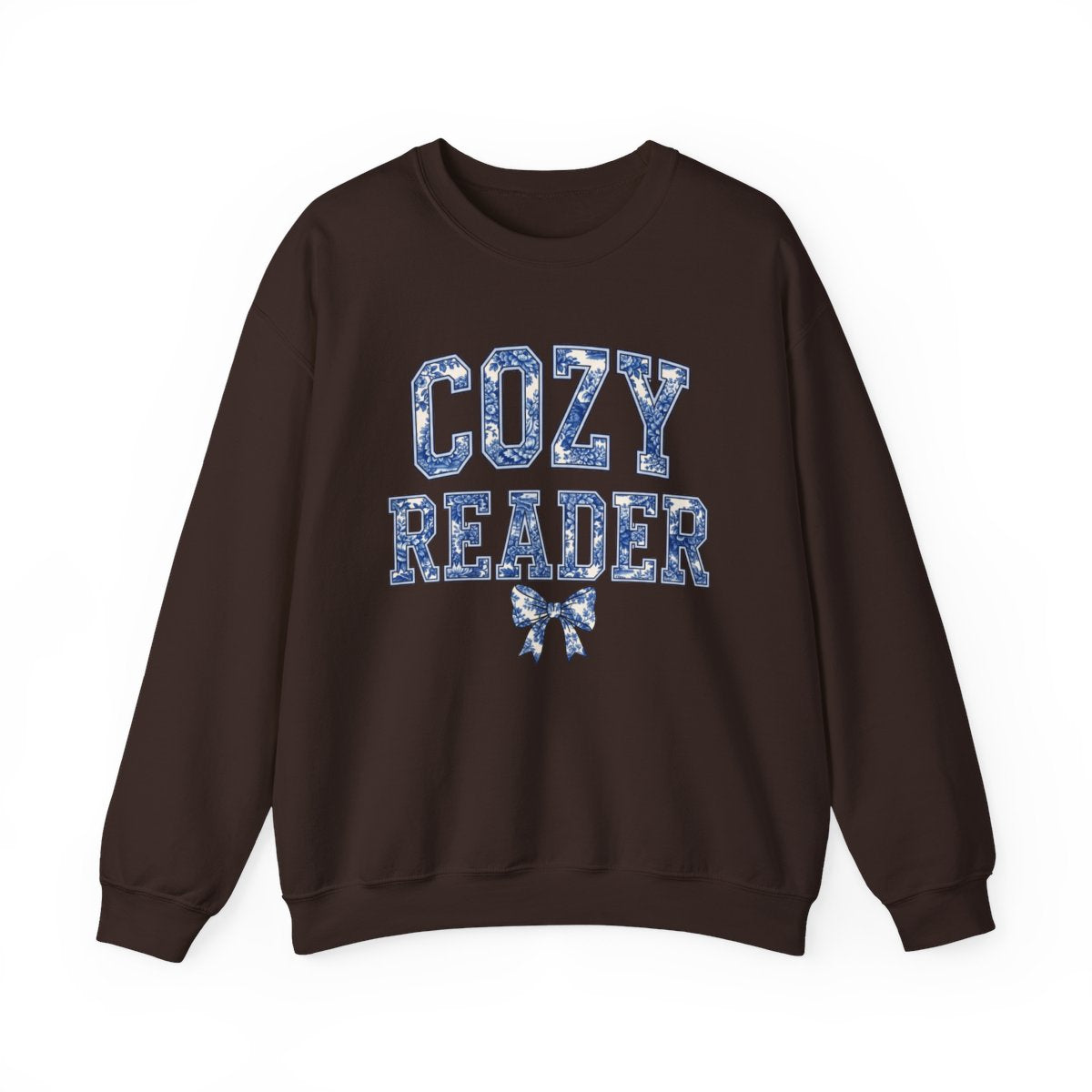 Cozy Reader Graphic Print Sweatshirt