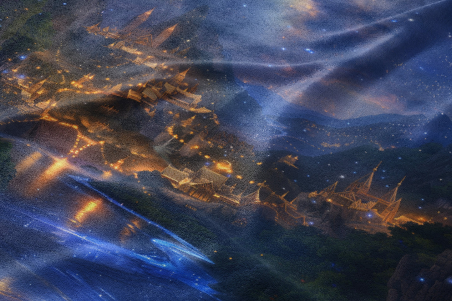 Enchanting City Lights Under Starry Night product