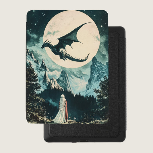 Mythical Dragon Flight Bright Moon Mountain Forest Woman product type