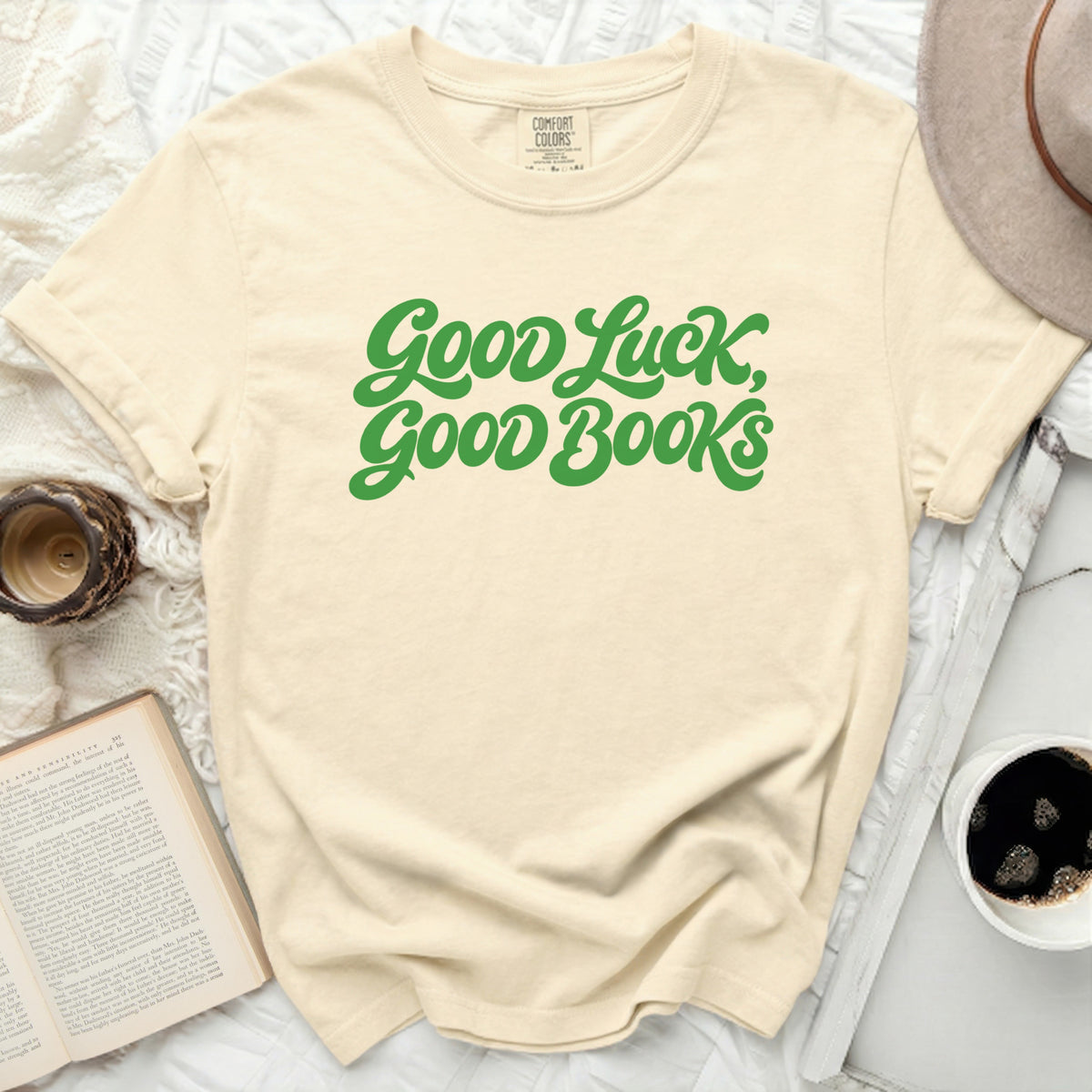 Good Luck Books Tee