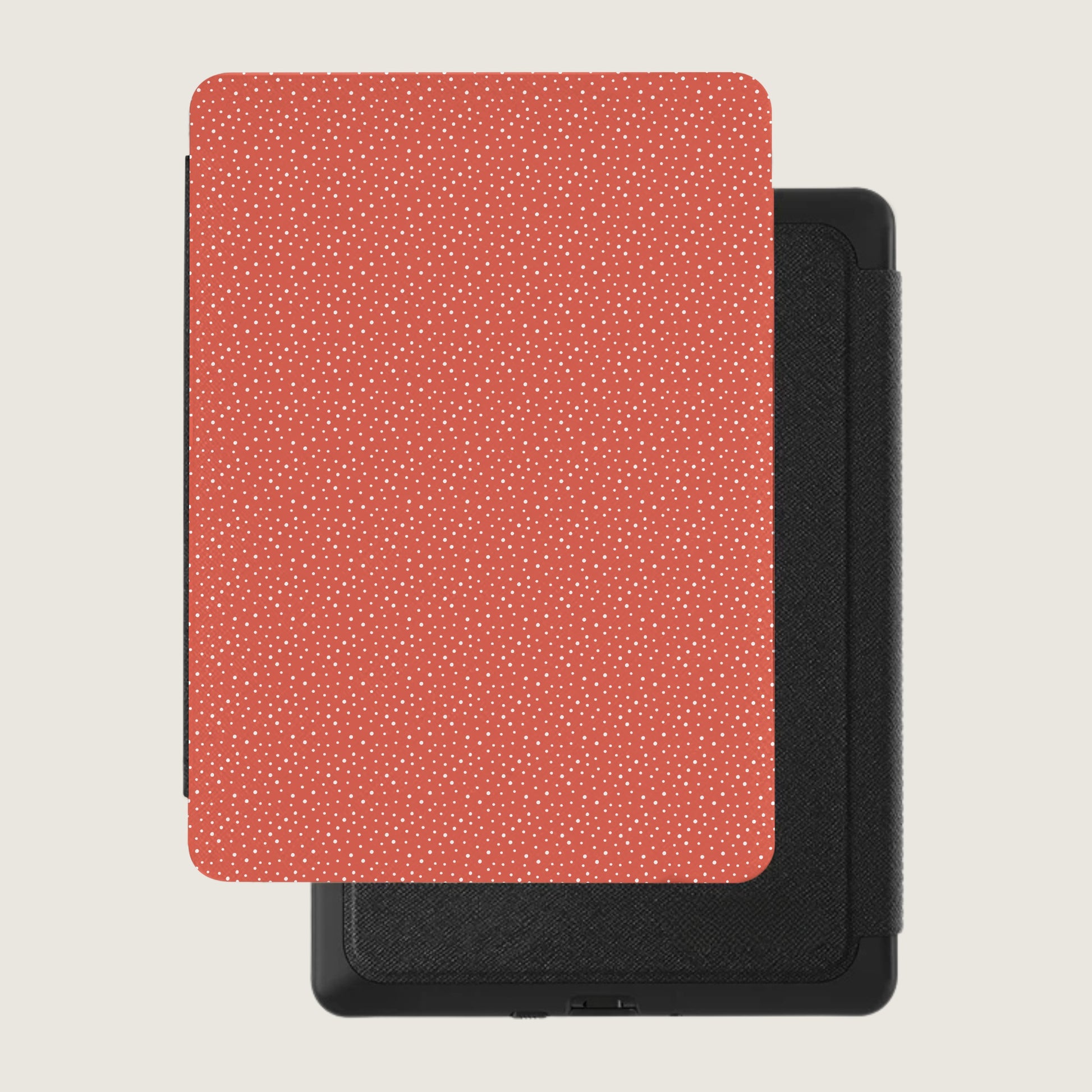 Red and White Polka Dot Pattern Kindle Case Product