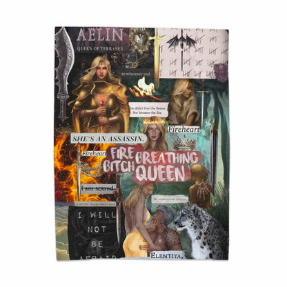 Aelin Fireheart Assassin Collage Art Print