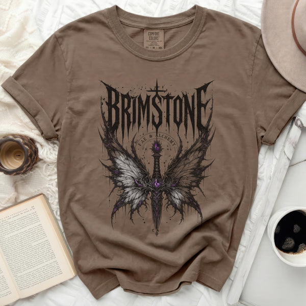 Brimstone Alchemy Blade Tee in Espresso