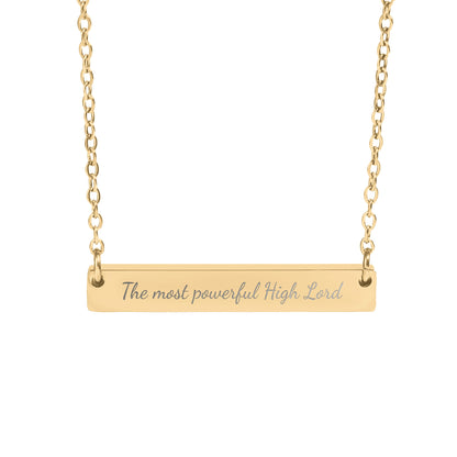 The Most Powerful High Lord Necklace - MagicMerchEmporium