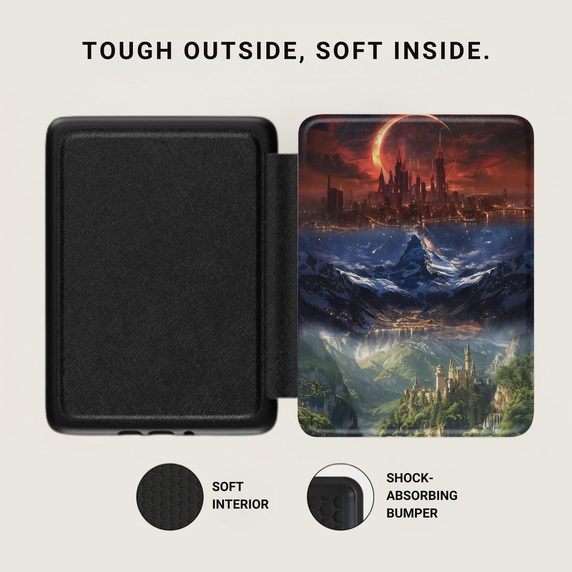 TOUGH OUTSIDE SOFT INSIDE SHOCK-ABSORBING BUMPER product type