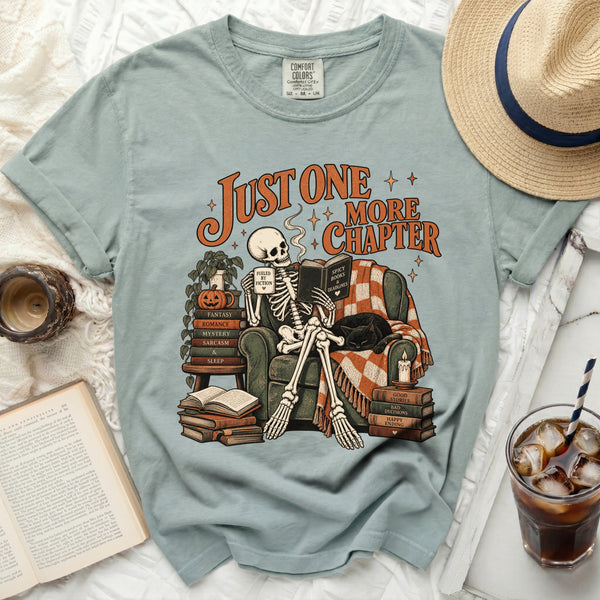 One More Chapter Book Tee in Bay