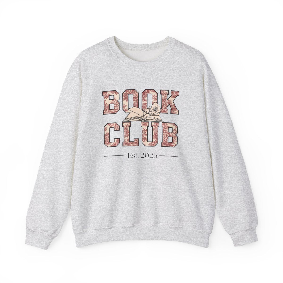 Cozy Book Club Graphic Sweatshirt for Comfortable Wear