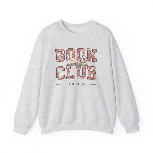 Cozy Book Club Graphic Sweatshirt for Comfortable Wear
