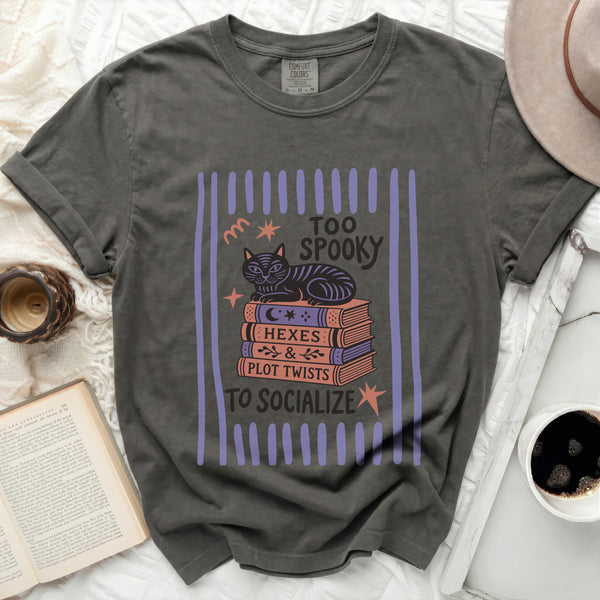 Too Spooky Tee in Pepper