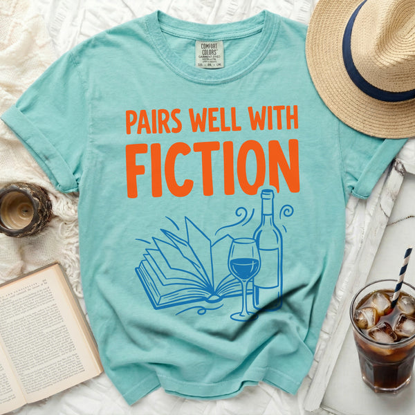 Pairs Well With Fiction Tee in Island Reef