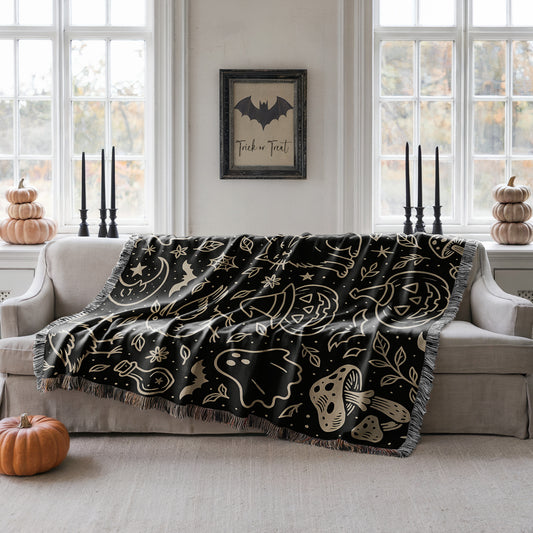 Gothic Witchy Blanket