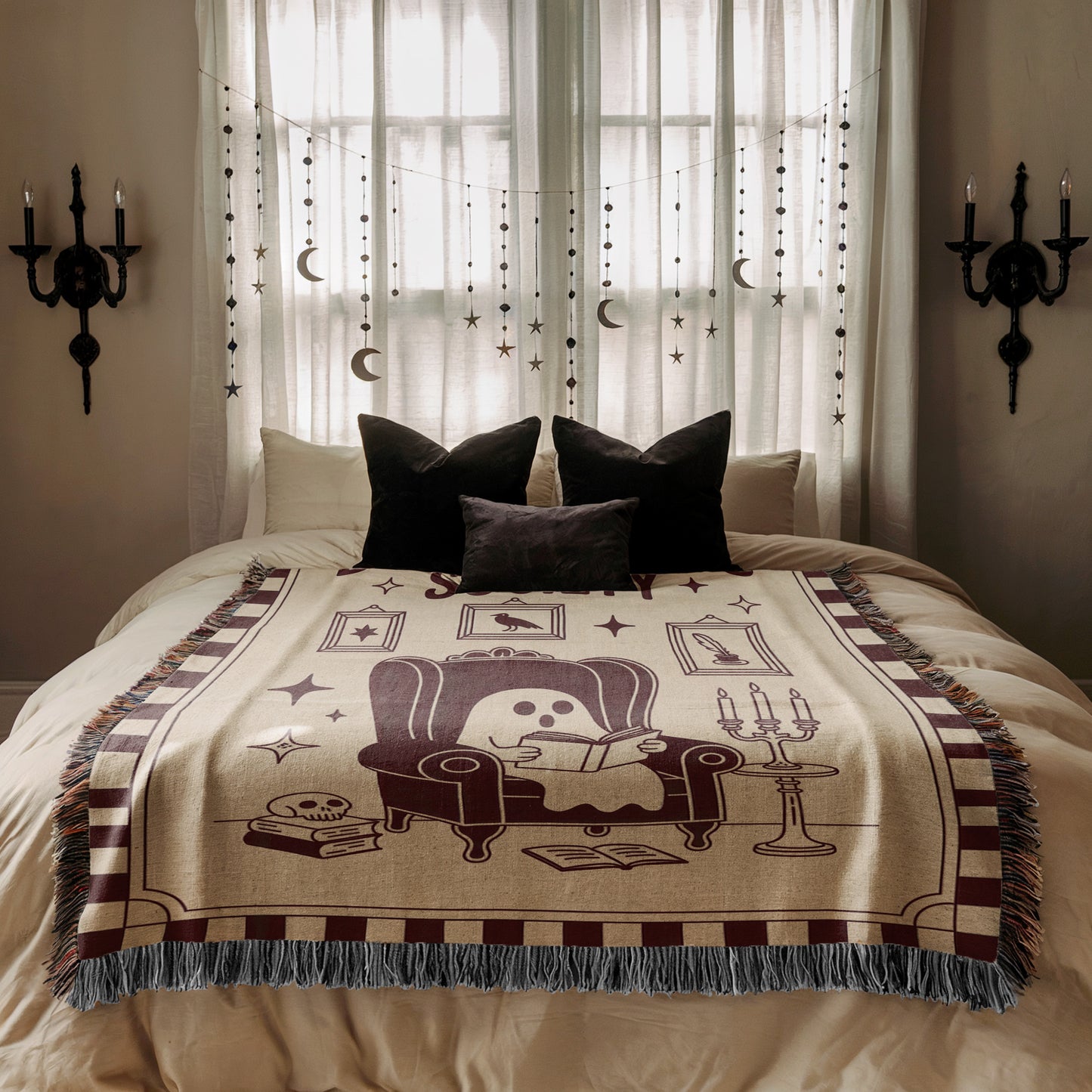 Dead Readers Society Woven Blanket
