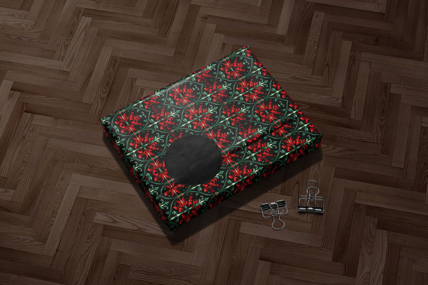 Baroque Christmas Wrapping Paper
