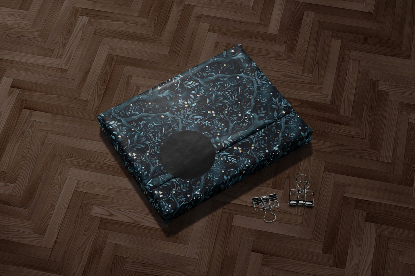 Twilight Botanical Wrapping Paper