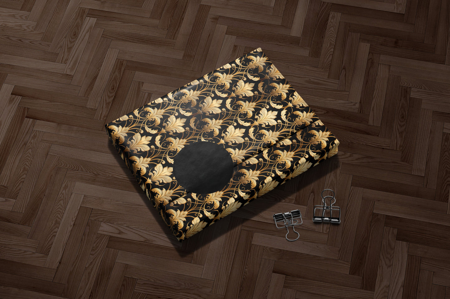 Black Luxe Wrapping Paper
