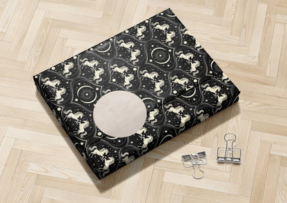 Celestial Unicorn Constellation Wrapping Paper