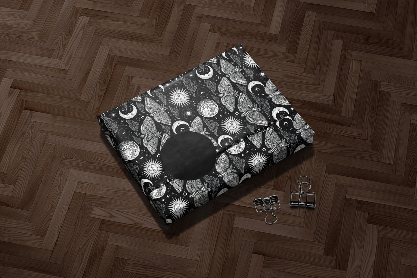 Mystic Moon Phases Wrapping Paper