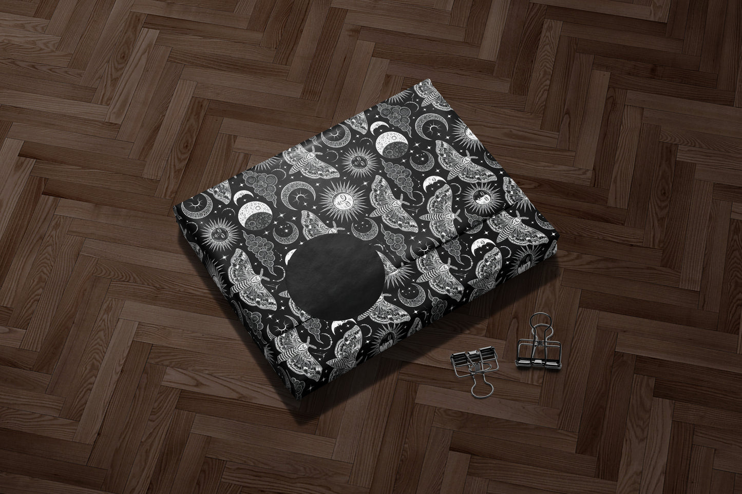 Lunar Moth Wrapping Paper
