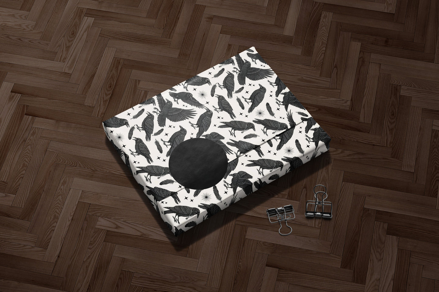 Crows Birds Pattern Wrapping Paper