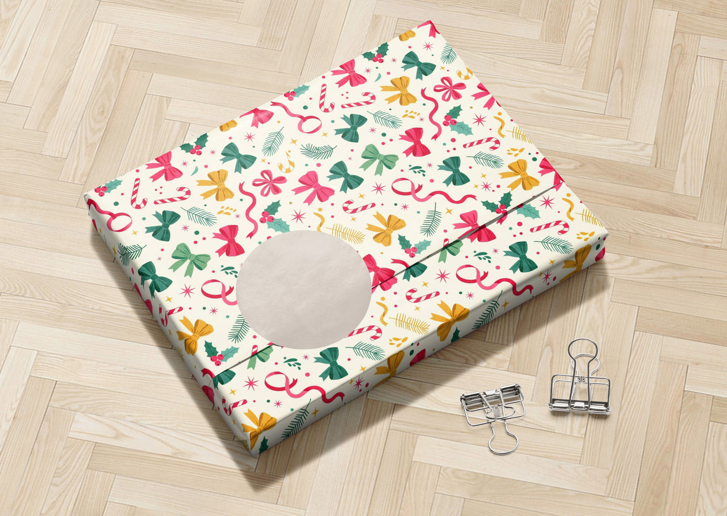 Colorful Holiday Wrapping Paper
