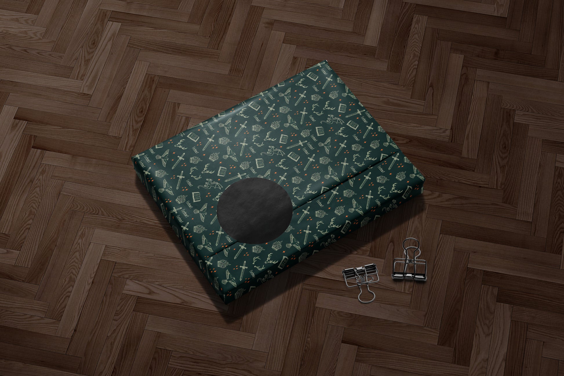 Fireheart Throne of Glass Wrapping Paper - MagicMerchEmporium