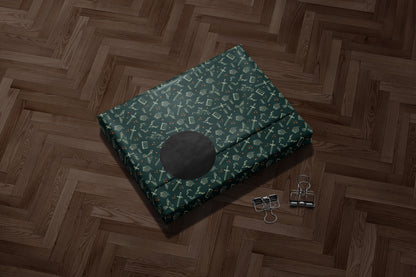 Fireheart Throne of Glass Wrapping Paper - MagicMerchEmporium