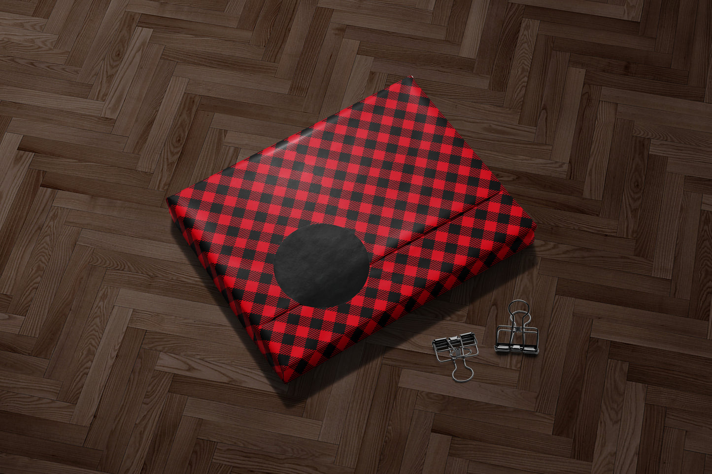 Red Buffalo Plaid Wrapping Paper