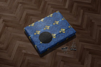 Golden Fleur De Lis Pattern Wrapping Paper