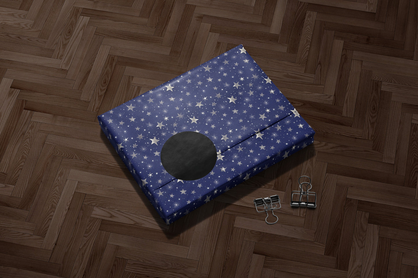 Stars Blue Sky Wrapping Paper