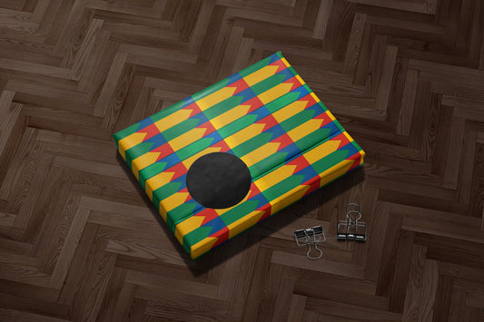 Wizard House Pattern Wrapping Paper