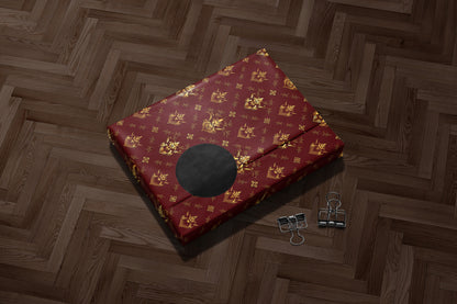 Gilded Ornate Damask Wrapping Paper