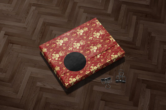 Red and Gold Aristocrat Wrapping Paper