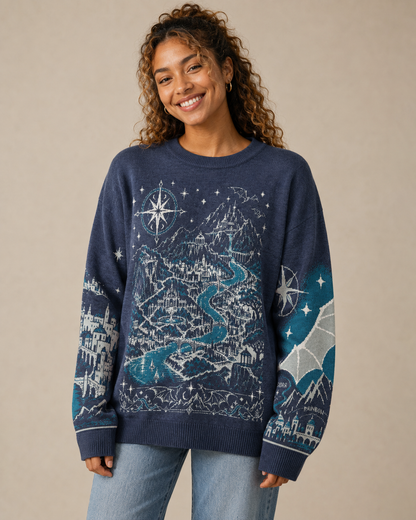 Velaris Cartography Knitted Sweater