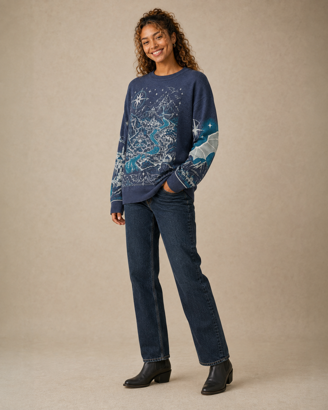 Velaris Cartography Knitted Sweater