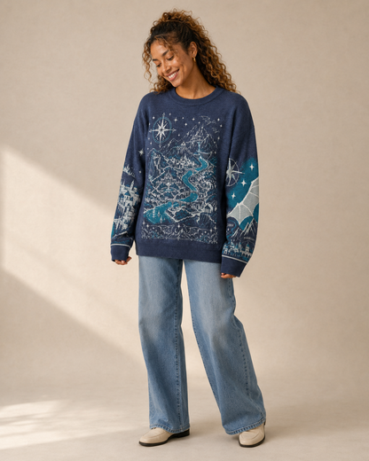 Velaris Cartography Knitted Sweater