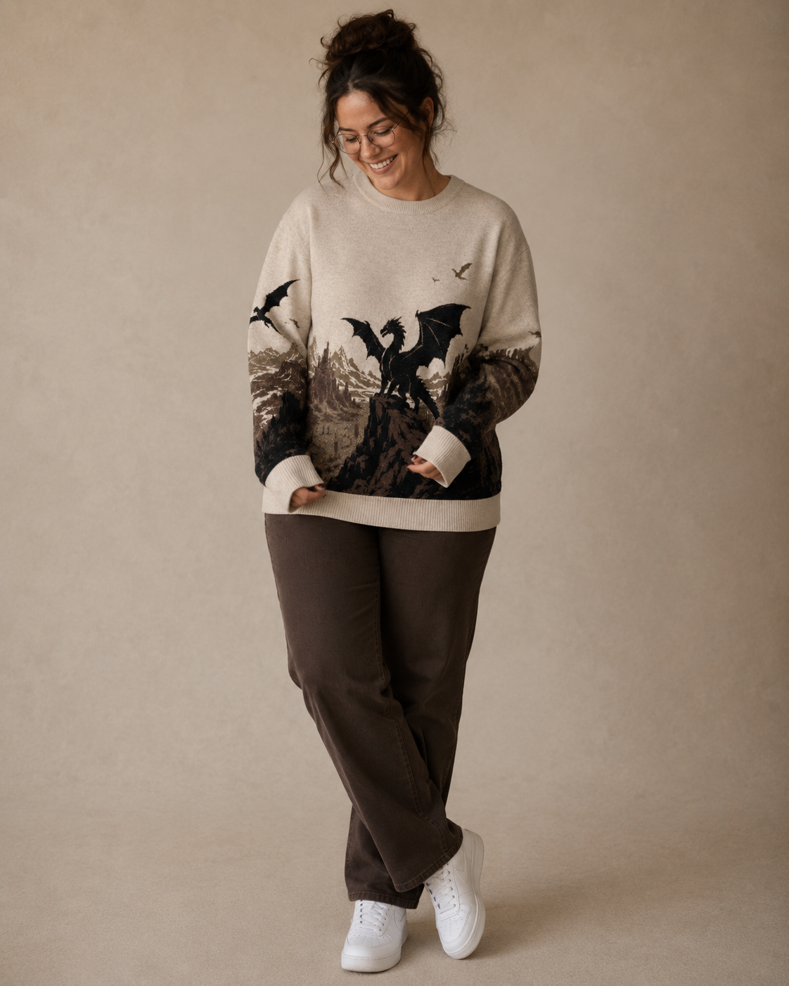 Threshing Knitted Sweater
