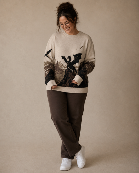 Threshing Knitted Sweater