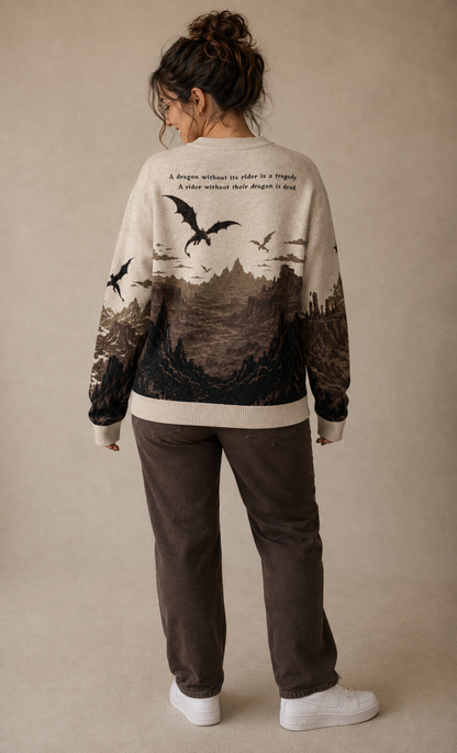 Threshing Knitted Sweater