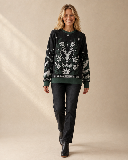 Terrasen Stag Knitted Sweater