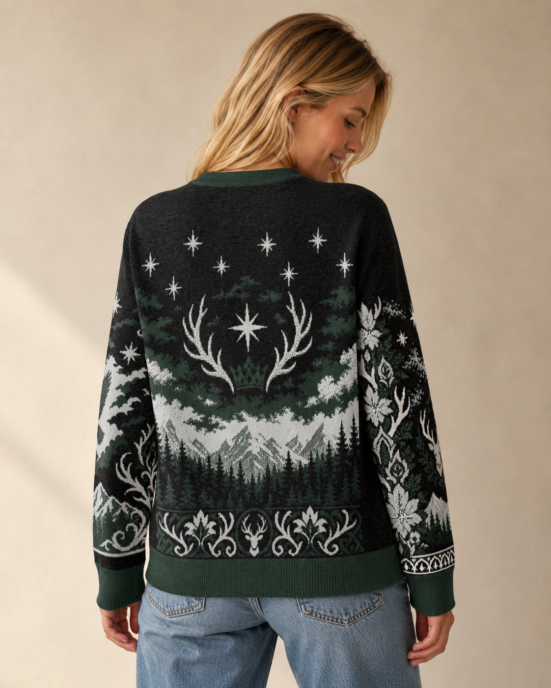 Terrasen Stag Knitted Sweater