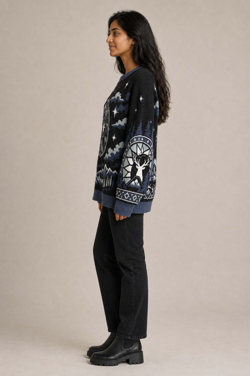 Orynth Rose Window Knitted Sweater