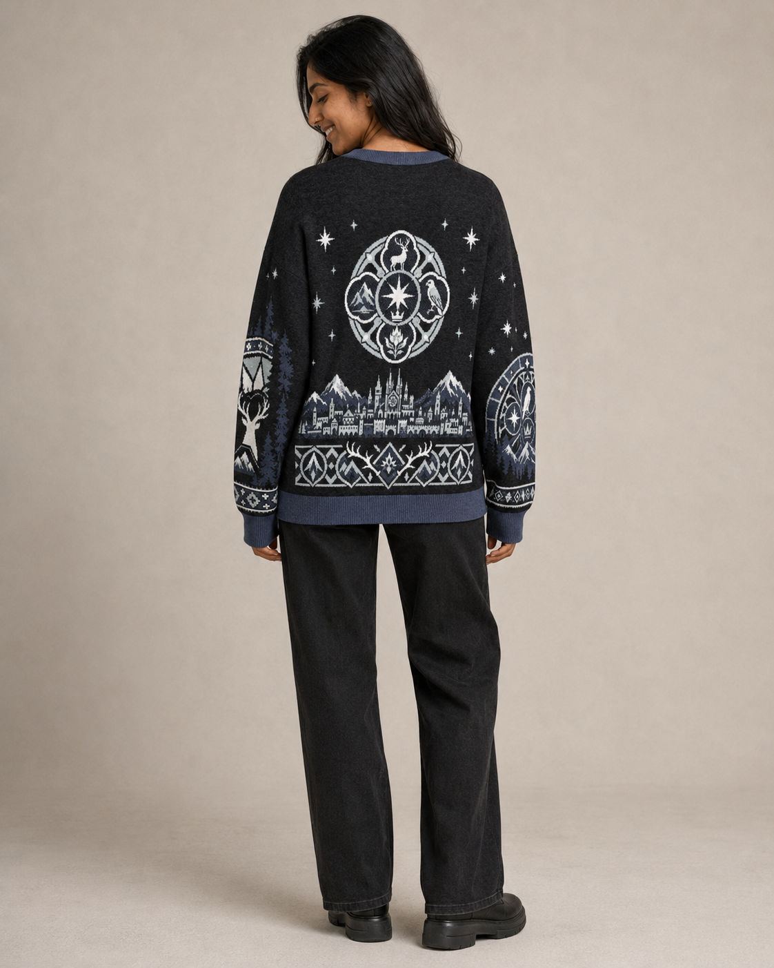 Orynth Rose Window Knitted Sweater