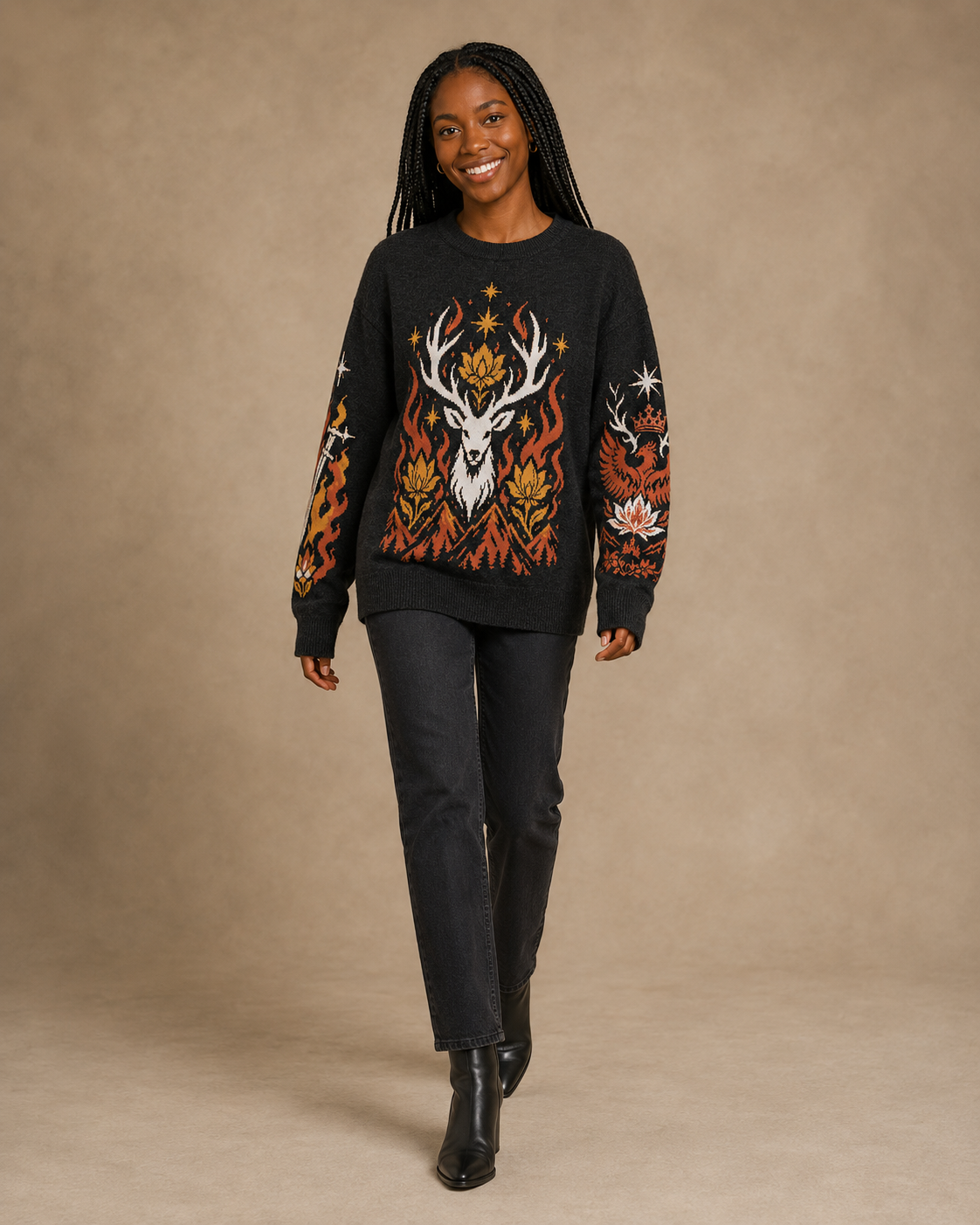 Fireheart Reliquary Knitted Sweater