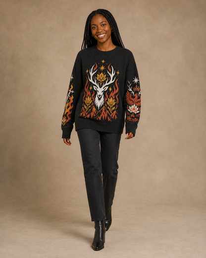 Fireheart Reliquary Knitted Sweater
