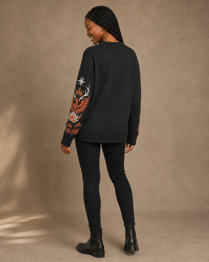 Fireheart Reliquary Knitted Sweater