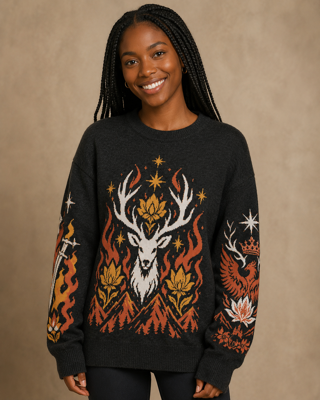 Fireheart Reliquary Knitted Sweater