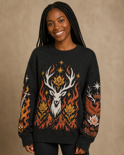 Fireheart Reliquary Knitted Sweater