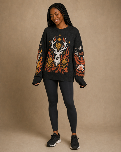 Fireheart Reliquary Knitted Sweater
