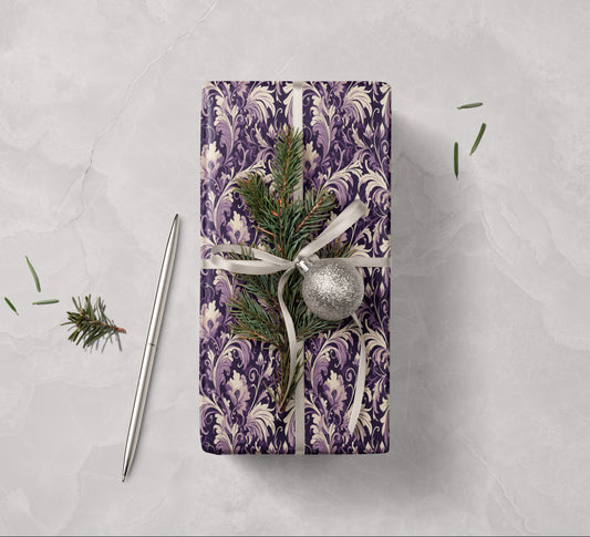 Art Nouveau Floral Wrapping Paper