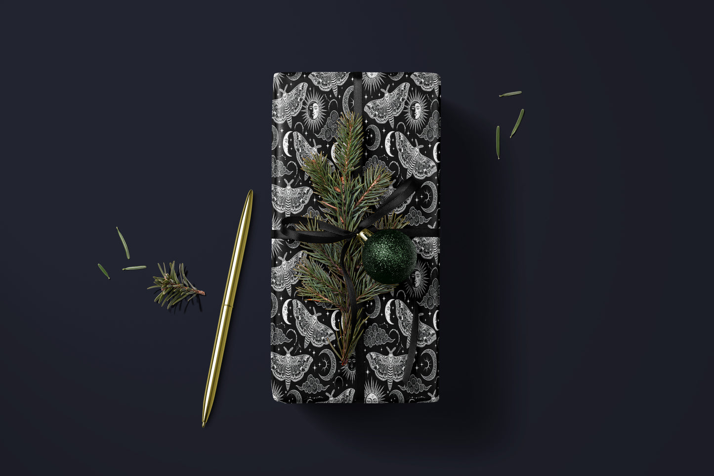 Lunar Moth Wrapping Paper